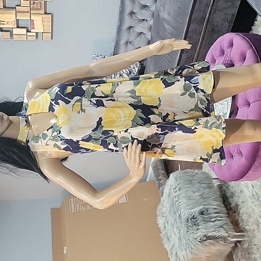 Floral mini dress Lulus Size Small